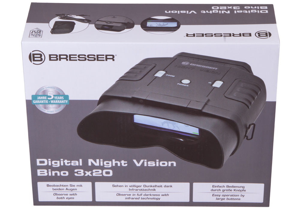 БинокльночноговиденияцифровойBresser3x207